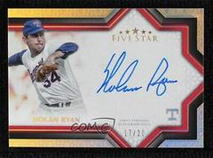 Nolan Ryan #FSS-NRY Baseball Cards 2023 Topps Five Star Signature Prices