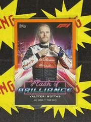Valtteri Bottas [Orange] #FOB-VB Racing Cards 2022 Topps Formula 1 Flash of Brilliance Prices