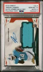Jarvis Landry #JLA Football Cards 2014 Topps Finest Autograph Jumbo Relic Refractor Prices