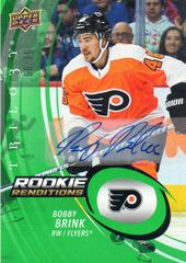 Bobby Brink [Autograph] Hockey Cards 2022 Upper Deck Trilogy Rookie Renditions Prices