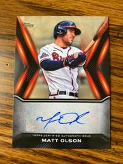 Matt Olson [Gold] #TJA-MO Baseball Cards 2022 Topps Japan Edition Autograph Prices