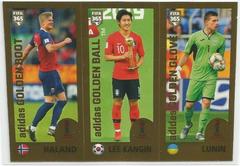 Andriy Lunin, Erling Haland, Lee Kangin [Gray Back] #427 Soccer Cards 2019 Panini FIFA 365 Prices
