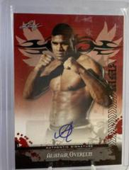 Alistair Overeem [Red] Ufc Cards 2010 Leaf MMA Autographs Prices