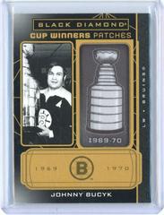 Johnny Bucyk [Gold] Hockey Cards 2022 Upper Deck Black Diamond Cup Winners Patches Prices