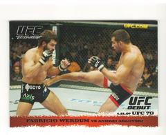 Fabricio Werdum, Andrei Arlovski [Silver] Ufc Cards 2009 Topps UFC Round 1 Prices