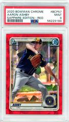 Aaron Shortridge [Red] #BCP-9 Baseball Cards 2020 Bowman Sapphire Prices