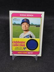 Kodai Senga Baseball Cards 2023 Topps Heritage Clubhouse Collection Relics High Number Prices