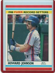 Howard Johnson Baseball Cards 1988 Fleer Record Setters Prices