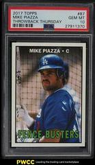 Mike Piazza #87 Baseball Cards 2017 Topps Throwback Thursday Prices
