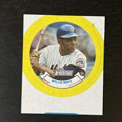 Willie Mays Baseball Cards 2022 Topps Heritage 1973 Candy Lids Prices
