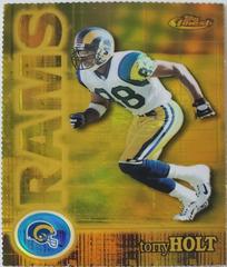 Torry Holt [Gold Refractor] #4 Football Cards 2000 Topps Finest Prices