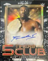 Booker T [Black Refractor] Wrestling Cards 2021 Topps Chrome WWE 5 Timers Club Autographs Prices