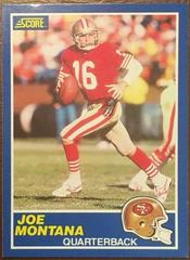 Joe Montana #1 Football Cards 1989 Panini Score Prices