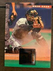 Greg Zaun #27 Baseball Cards 1996 Panini Donruss Prices