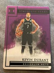 Kevin Durant [Purple] #4 Basketball Cards 2019 Panini Impeccable Stainless Stars Prices