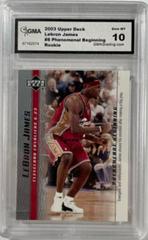LeBron James [2007 Cleveland National] #8 Basketball Cards 2003 Upper Deck Phenomenal Beginning Prices