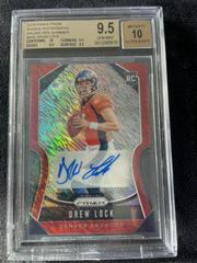 Drew Lock [Autograph Red Shimmer Prizm] Football Cards 2019 Panini Prizm Prices