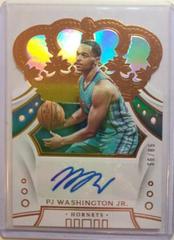 PJ Washington Jr. [Autograph Jersey] Basketball Cards 2019 Panini Crown Royale Prices