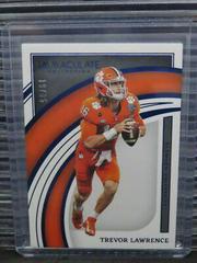 Trevor Lawrence [Blue] Football Cards 2022 Panini Immaculate Collegiate Prices