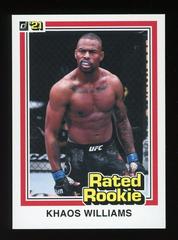 Khaos Williams #RR19 Ufc Cards 2021 Panini Instant UFC Rated Rookie Retro Prices