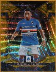 Abdelhamid Sabiri [Gold Wave] #81 Soccer Cards 2022 Panini Select Serie A Prices
