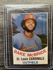 Bake McBride [Hand Cut] #97 Baseball Cards 1977 Hostess Prices