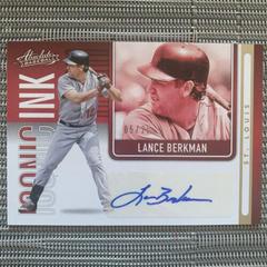 Lance Berkman [Retail] Baseball Cards 2022 Panini Absolute Iconic Ink Autographs Prices