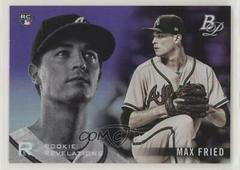 Max Fried [Purple] Baseball Cards 2018 Bowman Platinum Rookie Revelations Prices