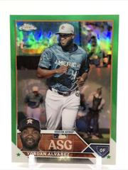 Yordan Alvarez [Green] #ASGC-20 Baseball Cards 2023 Topps Chrome Update All Star Game Prices