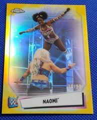 Naomi [Gold Refractor] #IV-13 Wrestling Cards 2021 Topps Chrome WWE Image Variations Prices