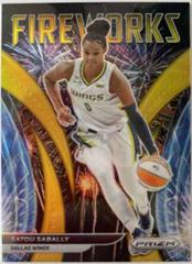 Satou Sabally [Gold] Basketball Cards 2022 Panini Prizm WNBA Fireworks Prices