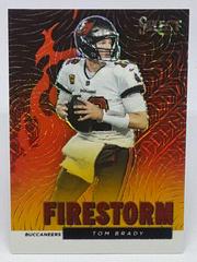 Tom Brady [Gold] Football Cards 2021 Panini Select Firestorm Prices