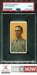 Dan Mcgann Baseball Cards 1909 T206 Polar Bear Prices