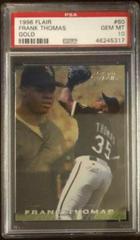 Frank Thomas [Gold] #60 Baseball Cards 1996 Flair Prices