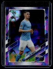 Phil Foden [Purple] Soccer Cards 2020 Topps Chrome UEFA Champions League Sapphire Prices