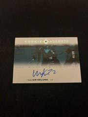 William Eklund #RA-WE Hockey Cards 2021 Ultimate Collection Rookie Accents Autograph Prices