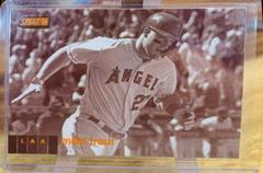 Mike Trout [Sepia] Baseball Cards 2020 Stadium Club Prices