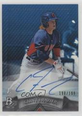 Clint Frazier [Blue Refractor] Baseball Cards 2014 Bowman Platinum Autograph Prospects Prices