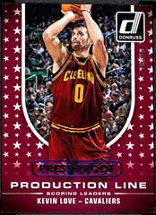 Kevin Love [Blue Press Proof] Basketball Cards 2014 Panini Donruss Production Line Scoring Prices