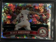 Matt Holliday [Atomic Refractor] #130 Baseball Cards 2011 Topps Chrome Prices