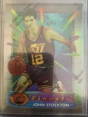John Stockton [Refractor w/ Coating] Basketball Cards 1994 Finest Prices