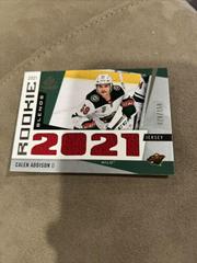 Calen Addison Hockey Cards 2021 SP Game Used Rookie Blends Prices