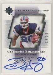 Travis Henry Football Cards 2004 Upper Deck Ultimate Collection Signatures Prices