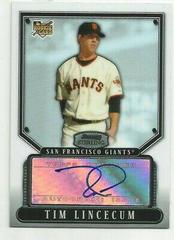 Tim Lincecum [Autograph] Baseball Cards 2007 Bowman Sterling Prices