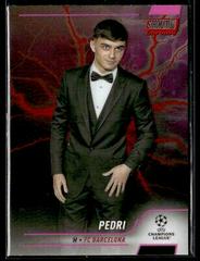 Pedri [Refractor] Soccer Cards 2021 Stadium Club Chrome UEFA Champions League Prices