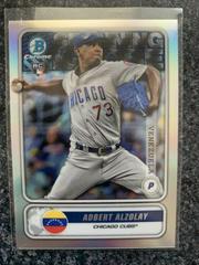 Adbert Alzolay [Orange Refractor] #STG-AA Baseball Cards 2020 Bowman Chrome Spanning the Globe Prices