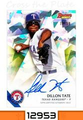 Dillon Tate [Atomic Refractor] #DTA Baseball Cards 2015 Bowman's Best of Autographs Prices