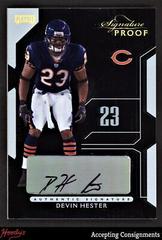 Devin Hester [Signature Proof Gold] Football Cards 2006 Playoff NFL Playoffs Prices
