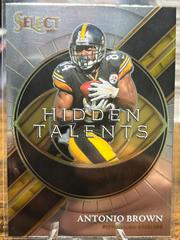 Antonio Brown #HT-9 Football Cards 2021 Panini Select Hidden Talents Prices