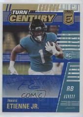 Travis Etienne Jr. [Blue] #TOC-TET Football Cards 2021 Panini Chronicles Turn of the Century Autographs Prices